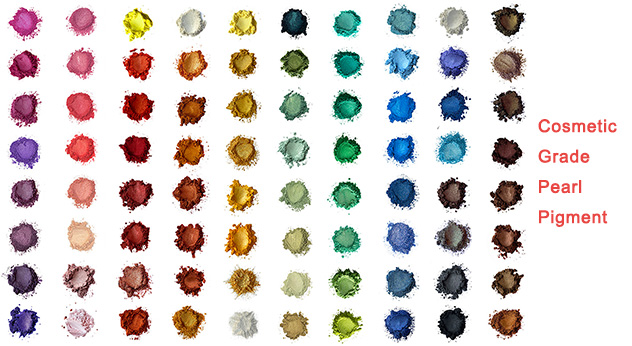 iSuoChem Cosmetic grade 80 colors Pearl pigment Color card