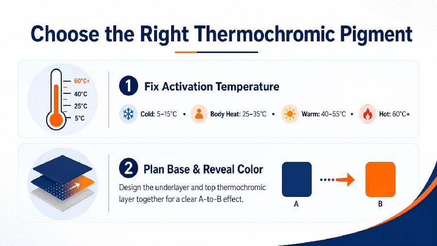 How to Choose the Right Thermochromic Pigment: A Buyer's Checklist