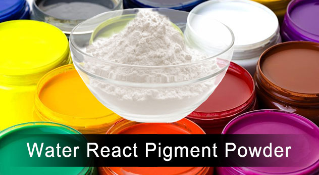How to use water react pigment？