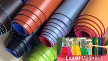 Liquid colorant for leather field