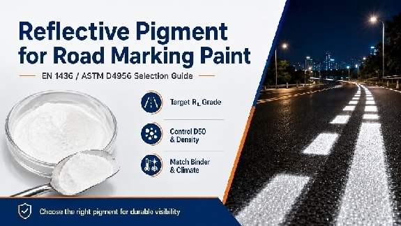How to Choose Reflective Pigment for Road Marking Paint: EN 1436 / ASTM D4956 R_L and Visibility Grade Selection