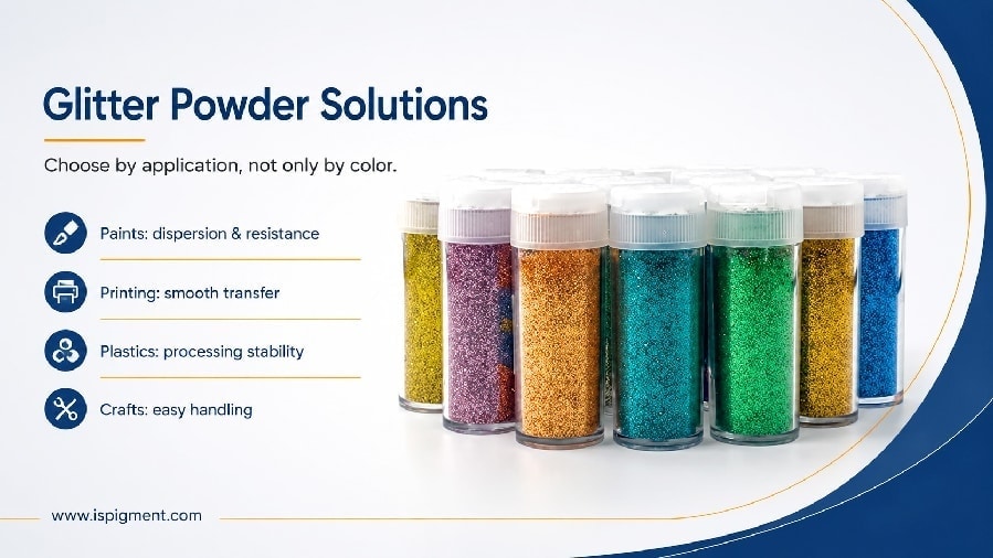 Glitter Powder for Paint, Printing, Plastic and Crafts: How to Choose the Right Grade