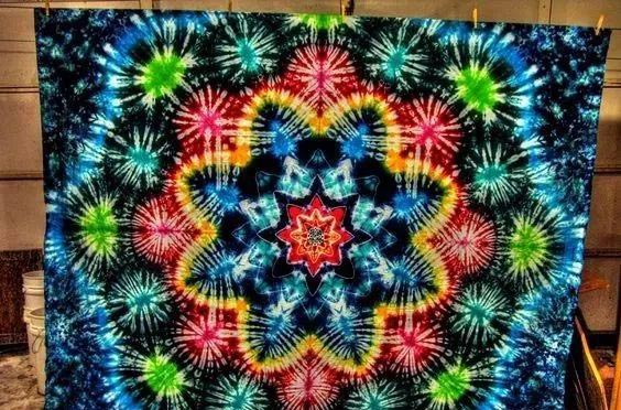 Make Tie dye at home by yourself