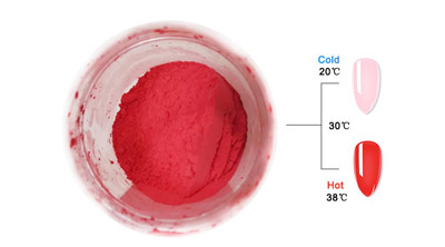 What is colorless to color thermal Dust?