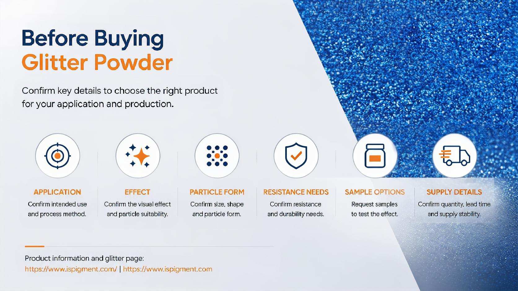 Glitter Powder Product Selection for iSuoChem Pigment Buyers