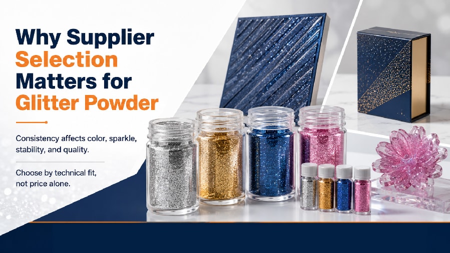 Glitter Powder Supplier Selection Guide: What Global Buyers Should Check Before Ordering