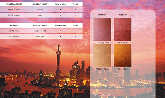 iSuoChem Launch a new series of Pearl pigment named China Red