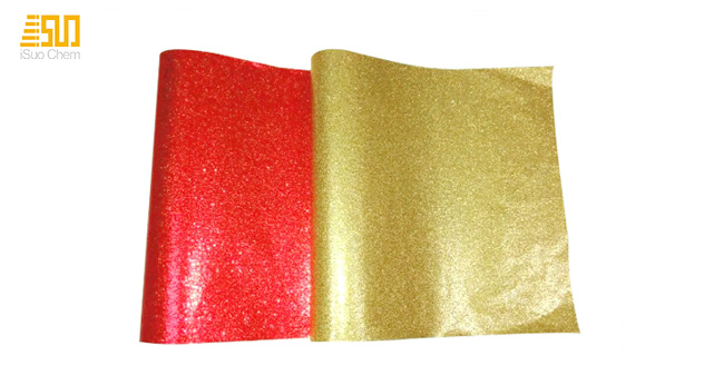 Use of glitter powder in the paper printing industry